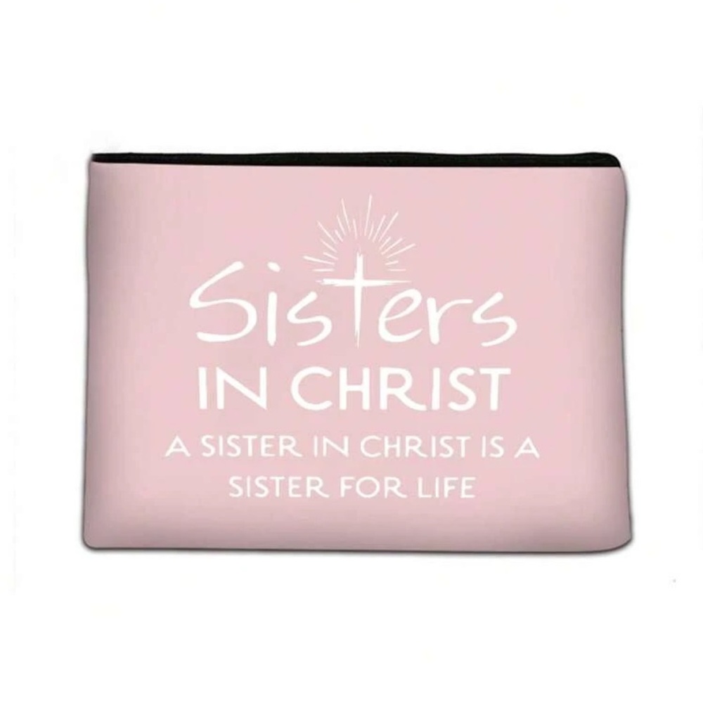 Pink New Sisters in Christ Pouch
